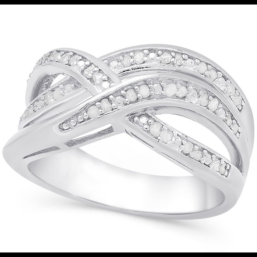 Weave- Style Diamond Ring - Picture 3 of 6